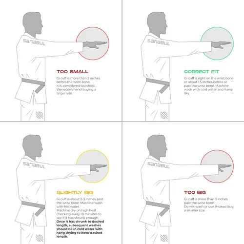 Miniatura 25 de Sanabul Essentials V.2 Ultra Light BJJ Jiu Jitsu Gi (ver guía especial de tallas)