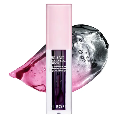 Miniatura 12 de ELROEL Blanc Essential Aceite Labial - Maquillaje de Brillo Labial Coreano Hidratante y Humectante de 50HR con 6 Extractos Botánicos - Esencia Clara
