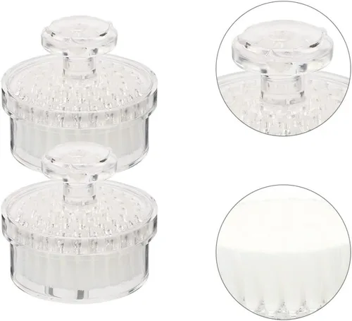 Miniatura 7 de Healifty Cepillo de limpieza facial manual cerdas suaves limpieza profunda cepillo facial conjunto para el cuidado de la piel de las mujeres