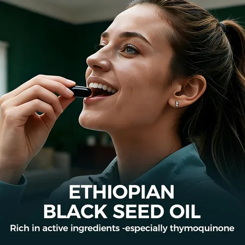 Miniatura 5 de PurelyNUTRIENT Cápsulas de aceite de semilla negra etíope con 4.64% de timoquinona, apoyo inmunológico y refuerzo de la digestión y energía, sin