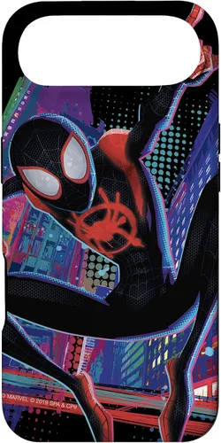 Miniatura 26 de Funda para iPhone 13 Pro Max Marvel Spider-Man Into the Spider-Verse Miles Morales City