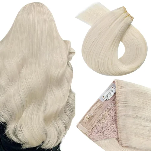 Miniatura 47 de Easyouth Extensión de cola de caballo de cabello humano marrón ombré, extensión de colas de caballo, extensiones de cola de caballo de color marrón