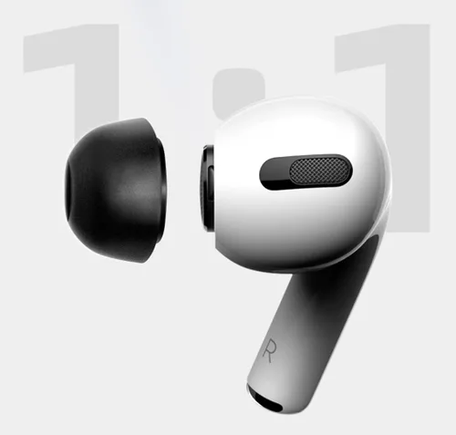 Miniatura 2 de ALXCD 3 pares de almohadillas compatibles con AirPods Pro y auriculares de 2ª generación, S/M/L, 3 tamaños de silicona para auriculares de repuesto