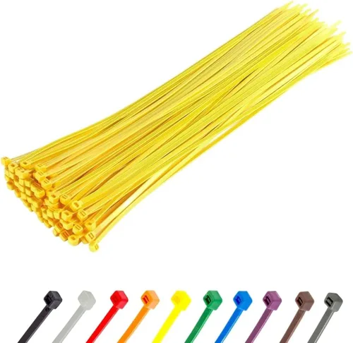 Miniatura 81 de GTSE - Paquete de 100 bridas con cremallera de 20.3 cm, color plateado/gris, 8.06 kg de resistencia, bridas de nailon grises resistentes a los rayos