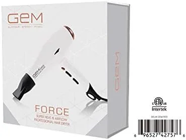 Miniatura 3 de Secador de pelo de ciencia de cerámica iónica intensa (blanco)