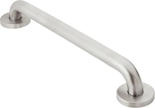 Miniatura 6 de Moen Home Care Seguridad para Baño - Barra de agarre de 24 pulgadas de acero inoxidable para discapacitados para bañera y ducha, mango de servicio
