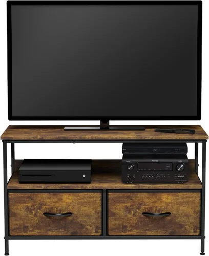 Miniatura 14 de Sorbus Mueble para TV con 2 cajones, baúl elevador de televisión con almacenamiento, muebles de dormitorio, sala de estar, armario y dormitorio Gris