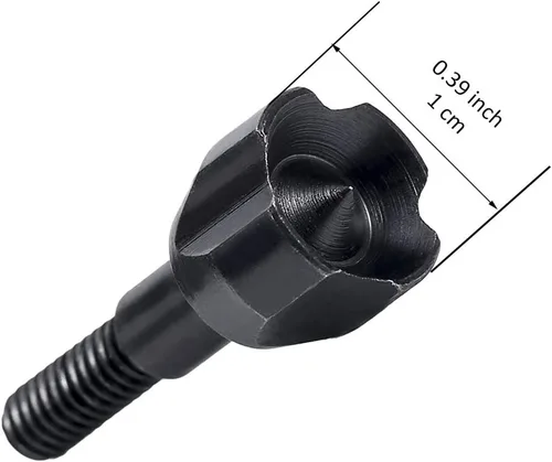 Miniatura 4 de 100/125 Grain Small Game Broadheads 12PK Judo Points Small Game Arrow Tips Screw-in Arrowheads Negro 125 Grano