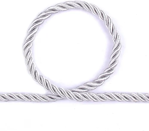 Miniatura 3 de BEL AVENIR Cuerda trenzada de 0.236 in y 16 yardas, cuerda decorativa de nailon hecha a mano para costura, manualidades, tapicería, decoración