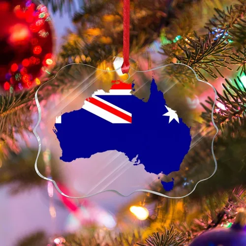 Miniatura 21 de Bandera de Albania, silueta de árbol, adorno de decoración de árbol de Navidad, bandera nacional, recuerdo de árbol de Navidad, recuerdo de Albania