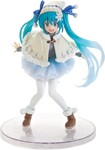 Figura de acción Taito Original Ropa de inierno 6.2" Hatsune Miku.