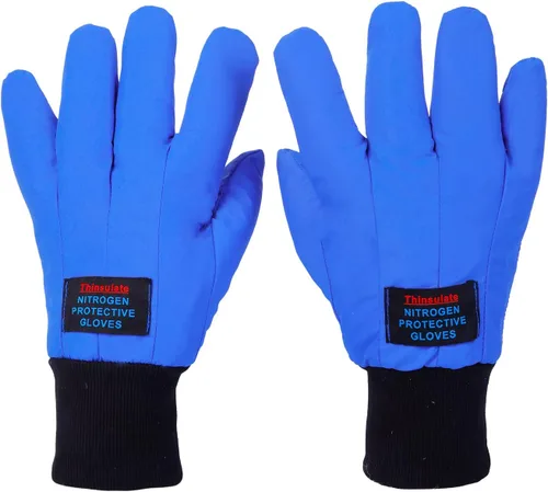 Guantes criogénicos de baja temperatura LN2 guantes protectores de nitrógeno líquido para almacenamiento en frío, guantes congelados de seguridad