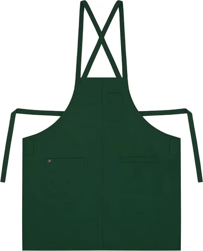 Miniatura 11 de a mont Delantales de chef para mujeres y hombres (protector seco estándar AA2095 y AA2095X) - Delantal con correa para el cuello con bolsillos de 33
