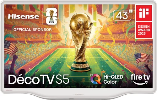 Miniatura 26 de Hisense Serie S5 DécoTV QLED FHD Smart Fire TV de 32 pulgadas (32S5QF, modelo 2025) - Ajuste versátil, color Hi-QLED, diseño inspirado en el arte