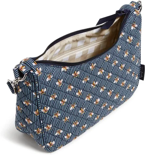 Miniatura 3 de Vera Bradley Cotton Frannie Crescent Crossbody Purse