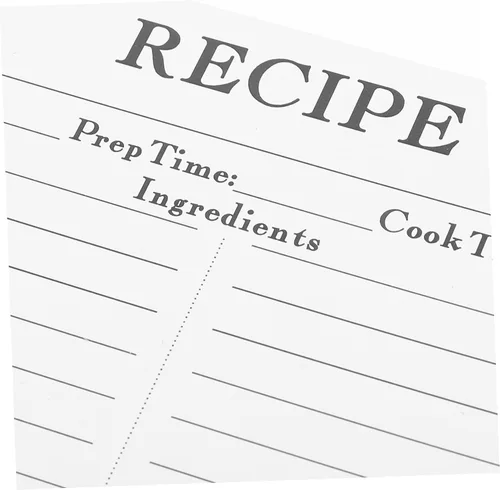 Miniatura 5 de TEHAUX 50pcs Tarjetas de Receta Fotos Sellos para Cocinar Accesorios de Cocina Uso Diario Receta Papel
