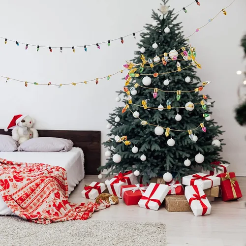 Miniatura 2 de Tuanse Guirnalda de luces falsas de casa de muñecas de 32.8 pies, decoración de cadena de luz en miniatura, manualidades para casa de muñecas