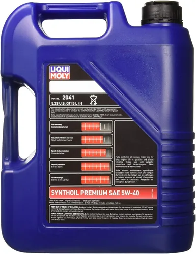 Miniatura 2 de Aceite sintético para motor Liqui Moly 5W-40 de primera calidad
