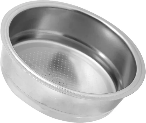 Miniatura 6 de Filtro de café de acero inoxidable, 2.008 in de una sola capa de acero inoxidable para máquina de café, filtro de filtro apto para DeLonghi, filtro