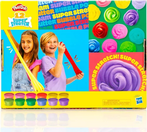 Miniatura 10 de Play-Doh Juego variado de 12 unidades de Playdoh súper elástico, regalos para niños, juguetes populares, recuerdos de fiesta para edades de 8 a 12
