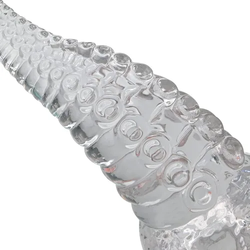 Miniatura 3 de Consolador tentáculo anal transparente con ventosa, consolador realista transparente para estimulación de próstata para el punto G, tapón anal