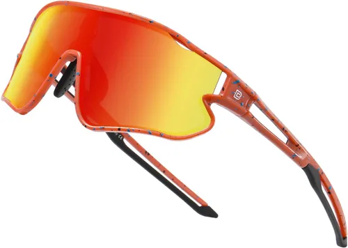 Miniatura 37 de DUCO Gafas de sol para niños y jóvenes, ligeras, con montura TR90, UV400, para béisbol, ciclismo, para niños y niñas, DK268