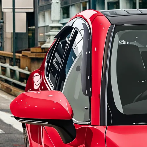 Miniatura 2 de Voron Glass - Protectores de lluvia extra duraderos con cinta adhesiva para Toyota Camry 2025-2026 Sedán, deflectores de ventana, viseras