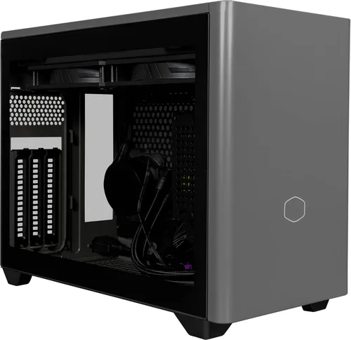 Miniatura 2 de Cooler Master NR200P MAX SFF - Funda Mini-ITX de factor de forma pequeño y GIGABYTE B550I AORUS PRO AX, AM4 AMD/B550/Mini-Itx/Dual M.2/SATA