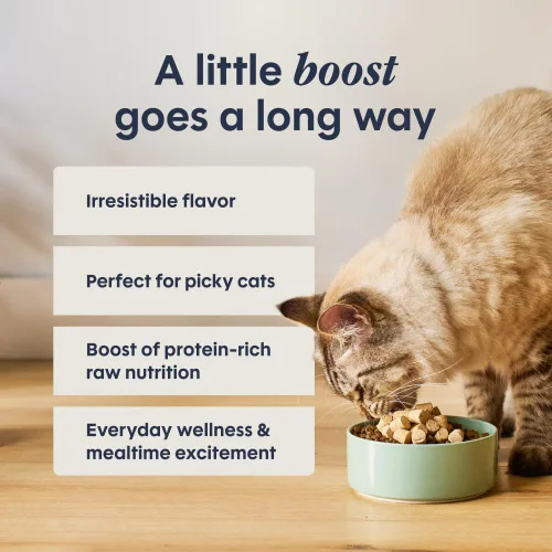 Miniatura 4 de Instinct Guarnición liofilizada de alimento para gato Raw Boost Mixers sin granos, receta completamente natural de Nature's Variety, Pollo