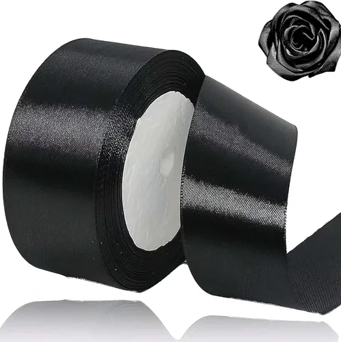 Miniatura 9 de Cinta beige de 1-1/2 pulgadas x 25 yardas, cinta de satén marfil de tela de color sólido para manualidades, coronas, fiesta de boda, Navidad, lazos