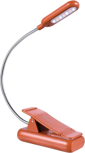 Miniatura 21 de VAVOFO Luz de lectura recargable con clip, 7 LED con 3 temperaturas de color, 9 niveles de brillo, luces de libro para leer en la cama con indicador