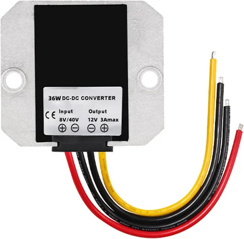 Miniatura 2 de Convertidor de voltaje DC 8V-40V a 12V 3A 36W, regulador de voltaje de convertidor de impulso, adaptador de potencia reductor de voltaje, módulo
