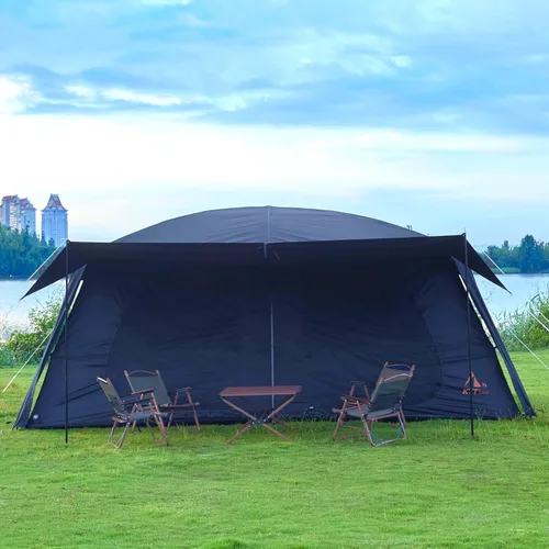 Miniatura 3 de KTT Extra Large Tent 12-14 Person,Family Cabin Tents,2 Rooms,Straight Wall,2 Doors 4 Windows with Mesh,Waterproof,Double Layer,Big Tent for