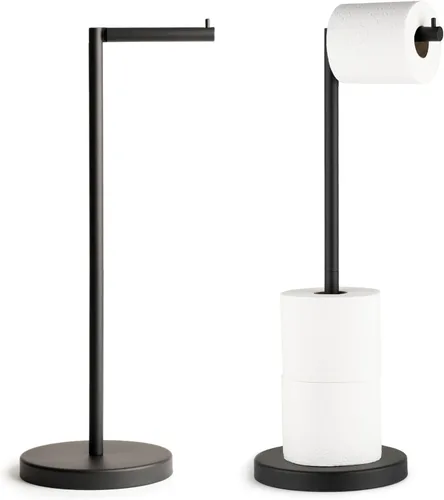 Marmolux Acc - Soporte de Papel Higiénico de Pie 1 pieza - Almacenamiento de Baño para 4 Rollos de Pañuelos Soporte Moderno de Papel Higiénico de