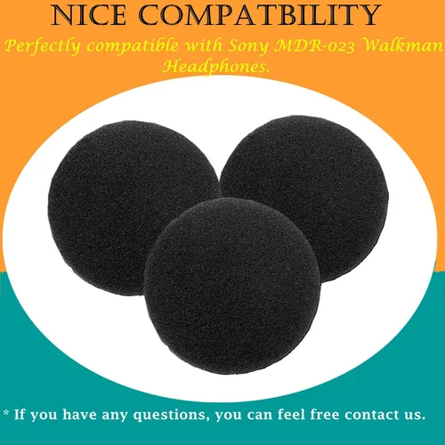 Miniatura 2 de 10 almohadillas de espuma para los oídos, almohadillas de esponja de repuesto compatibles con auriculares Sony MDR-023 Walkman