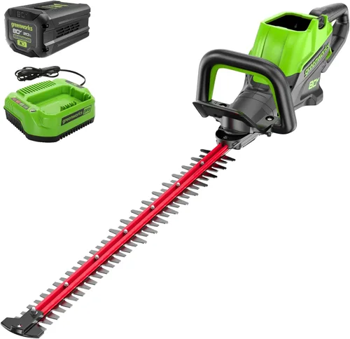Miniatura 16 de Cortasetos de poste inalámbrico Greenworks Pro de 80 V y 20 pulgadas, solo herramienta