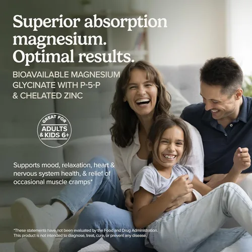 Miniatura 2 de Terry Naturally Complejo de magnesio BioActive - Apoyo a la salud ósea y cardíaca - Suplemento con vitamina B6, zinc y magnesio - Suplemento