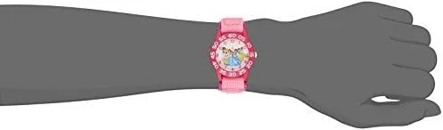 Miniatura 2 de Disney Princess - Reloj analógico de cuarzo con correa de nailon para niños Rosado
