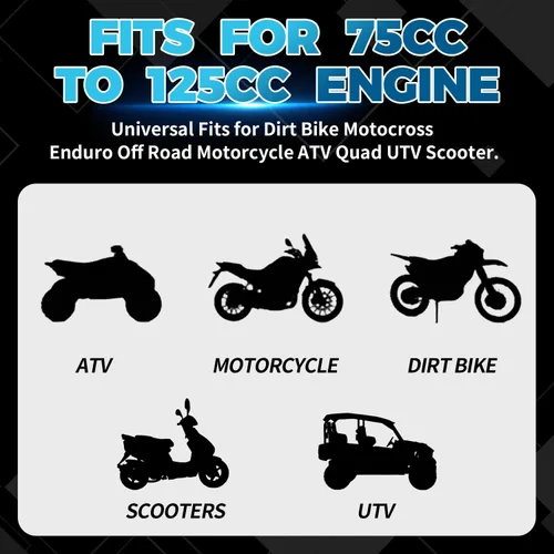 Miniatura 3 de Carburador JFG RACING PWK de 28 mm, carburador universal de 28 mm para piezas de carreras de ATV de 75CC 80CC 90CC 110CC 125CC, cuatrimotos, go