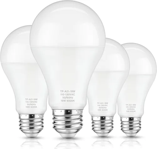 Miniatura 12 de Bombillas LED Maylaywood A21, bombilla LED equivalente a 150 W, luz diurna blanca 5000K, 2600 lm, base E26, no regulable, bombilla LED blanca