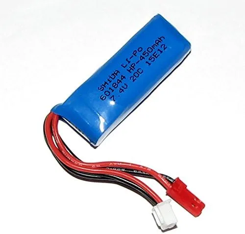Miniatura 4 de 7.4V/2S 450mAh 20C LiPO batería JST Plug