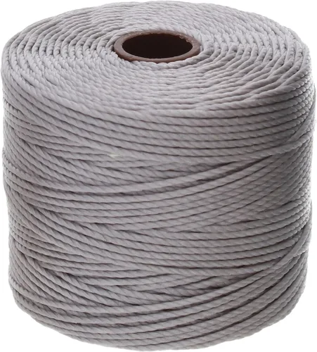 Miniatura 24 de The Beadsmith S-Lon - Cordón de nailon trenzado de 0.020 in para cuerda, color rojo oscuro, TEX210, carrete de 77 yardas
