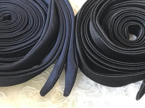 Miniatura 4 de Cinta de satén de 140 pulgadas para corsé de boda, correas con cordones en la espalda, cinta con cordones para reemplazo de cremallera trasera