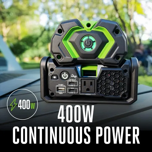 Miniatura 3 de EGO POWER+ Inversor portátil, 400W, generador inversor de corriente, silencioso. Batería y cargador no incluidos - PAD5000