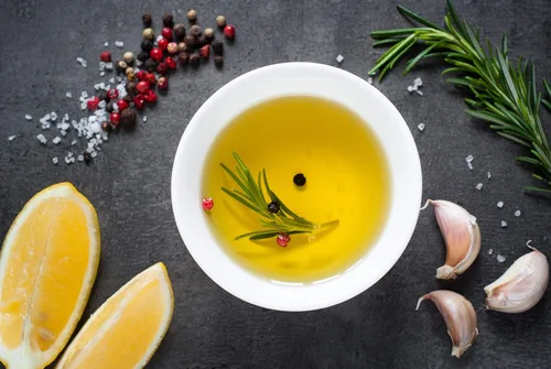 Miniatura 3 de Calivirgin Bountiful Aceites de oliva triturados con sabor a albahaca y ajo culpable, sabor fresco 100% natural, sin aditivos ni conservantes