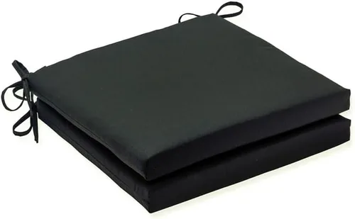 Miniatura 8 de Pillow Perfect Fortress - Cojines sólidos para asiento de patio para interiores y exteriores, relleno de fibra de felpa, resistente a la intemperie