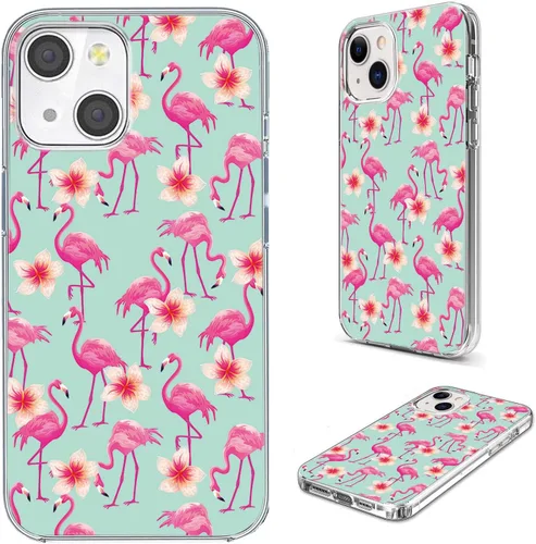 Miniatura 34 de Funda protectora completa a prueba de golpes, delgada, suave, TPU transparente, para iPhone 14/13 6.1, diseño de animales de dibujos animados