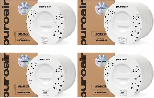 PuroAir 240 Filtro de Reemplazo - Filtros HEPA hasta 99.9% de Humo, Polen, Polvo y Contaminantes Domésticos Comunes - Filtro de Aire HEPA de