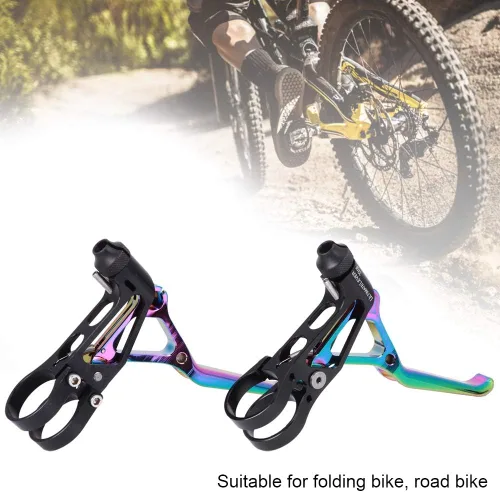 Miniatura 6 de Keenso Palancas de freno de bicicleta, aleación de aluminio ultraligera, palanca de freno deslizante de aceite, accesorio de ciclismo para bicicleta