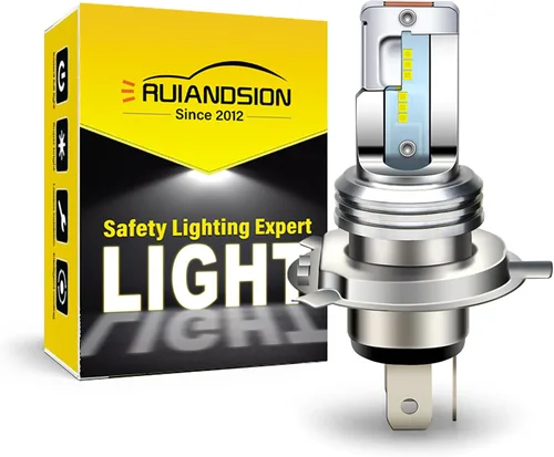 Ruiandsion P43T Bombilla de luz blanca para motocicleta, 6 V, 12 V, CC, 6-24 V, luz alta, luz baja, repuesto para lámpara de motocicleta, sin
